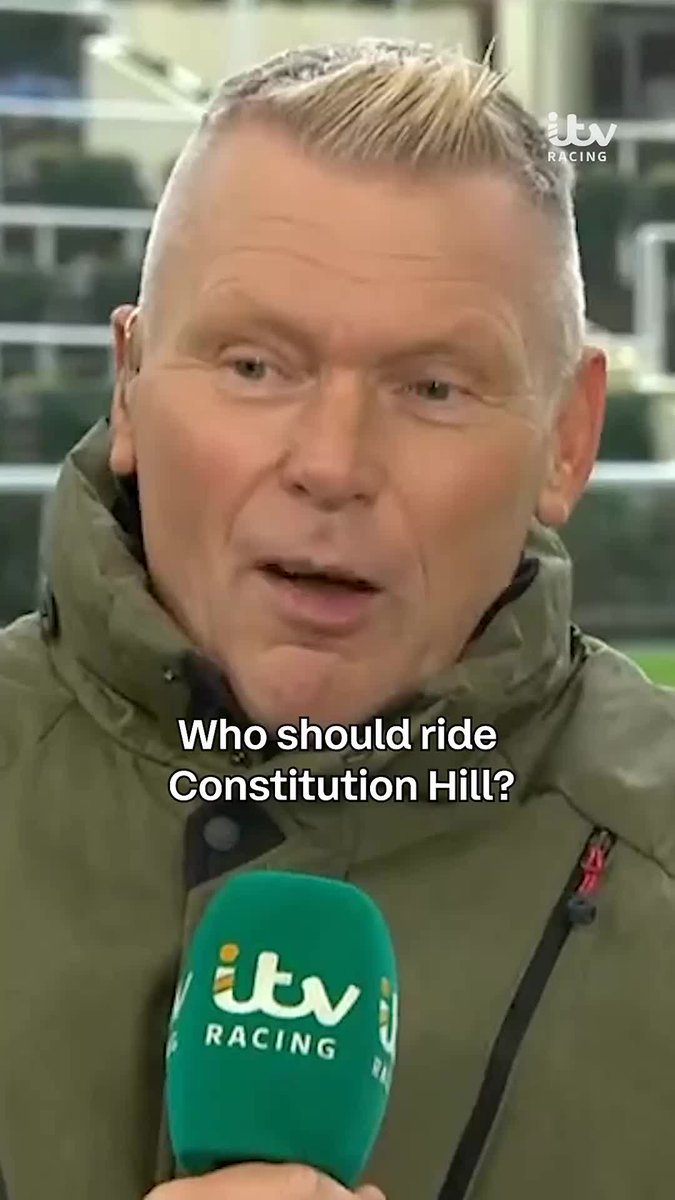Who do you think should ride Constitution Hill when he takes to the flat next month? Chappers has a shout 👀 Comment who your pick would be 🗣️