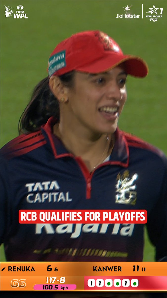 FIRST TEAM TO PLAYOFFS - ITS RCB...!!!! - The Historic moment with 6 consecutive wins. 💥