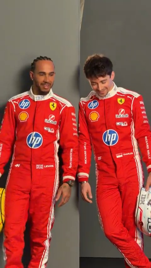 Just discussing the race suit reveal 🗣️