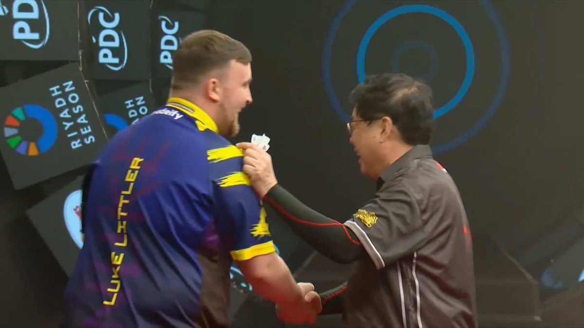 LITTLER SEALS THE DEAL! Luke Littler repeats the feat in Riyadh! The World Champion defeats Paul Lim 6-1 for the second successive World Series event to confirm his place at Finals Day! 📺 #RiyadhSeasonDarts | R1
