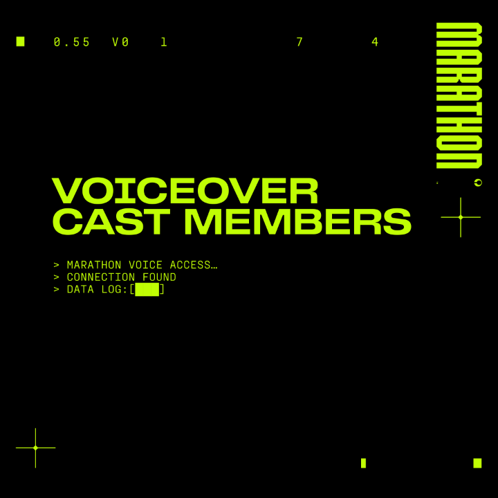 Announcing Marathon's English voice cast. Marathon releases March 5, 2026 and is available for pre-order now.