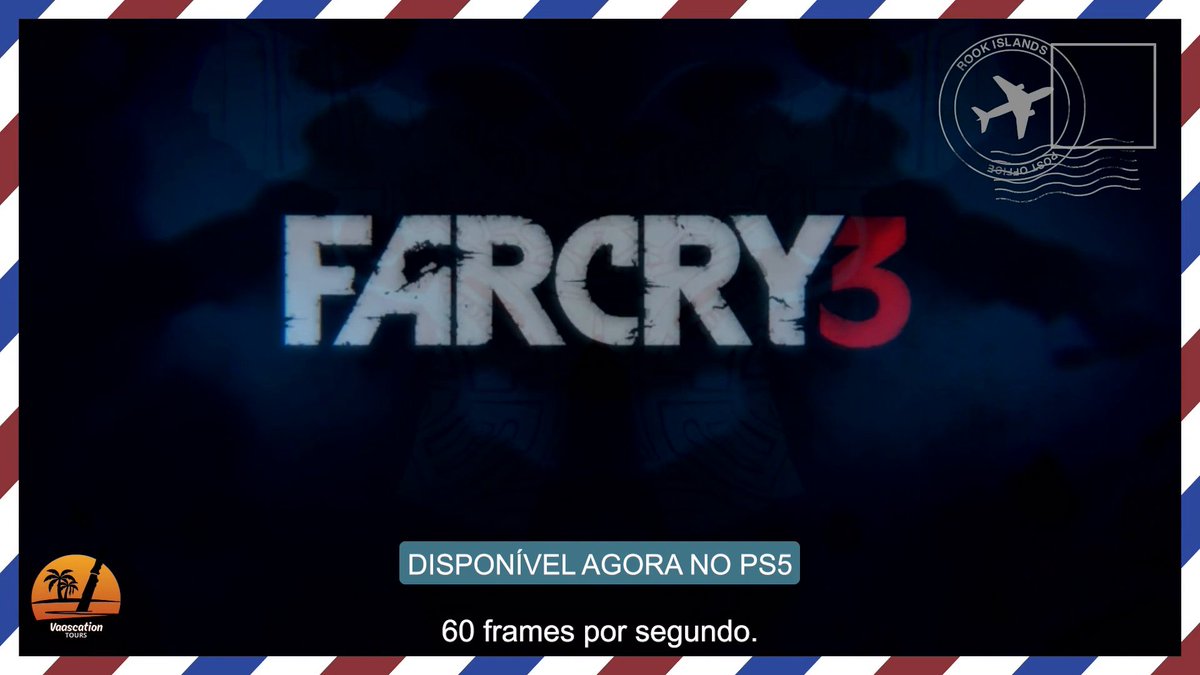 Férias inesquecíveis. Natureza intocada. Céus abertos 🌴 Tudo roda mais fluido a 60 FPS nos consoles da geração atual. Leve pouca bagagem. As coisas podem ficar tensas rapidamente... #FarCry3