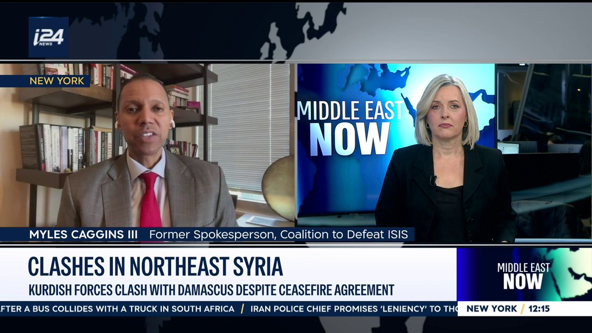 “It’s important for President al-Sharaa to now take a firm stance and rein in all the groups that make up the Syrian army, some of which include individuals with extremist jihadist ideologies,” Myles Caggins III on Laura Cellier on #MiddleEastNow