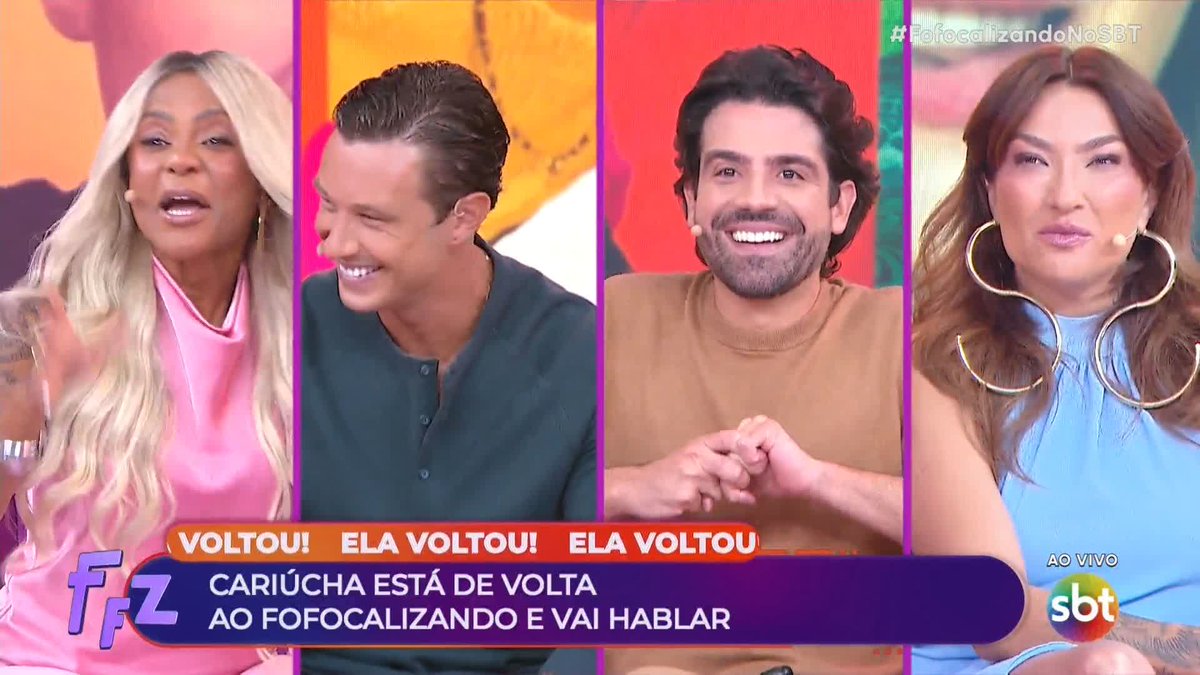 Cariúcha voltou daquele jeito!!! AMOOO🔥 #FofocalizandoNoSBT