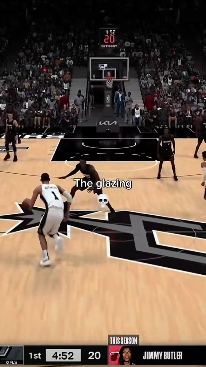 UNREAL 😭 (video: dytrying4 on TikTok) #gamespotsports #basketball #wemby