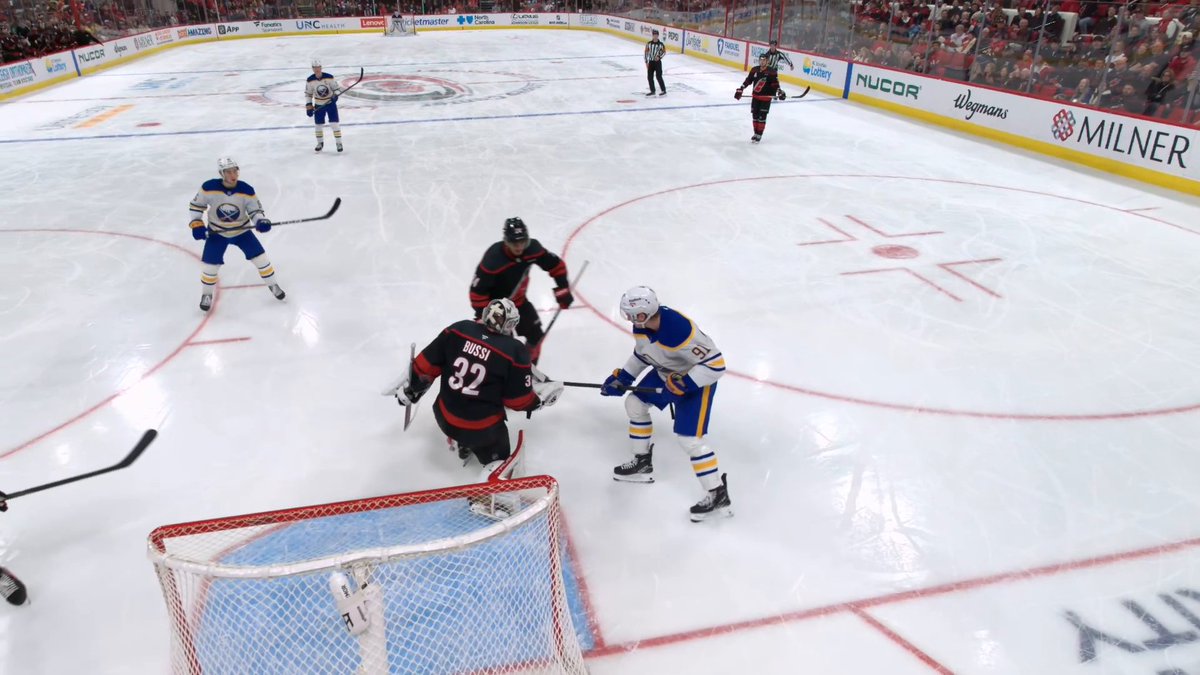 Literally cannot stop watching this 😱 Brandon Bussi is one heck of a goalie. 📺: NHLonTNT &amp; Actually HBO Max ➡️