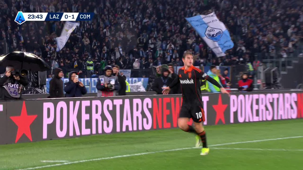 🌟🇦🇷 GOL DE NICO PAZ A LA LAZIO. Ya son ¡13 G+A! en esta Serie A. 😮‍💨