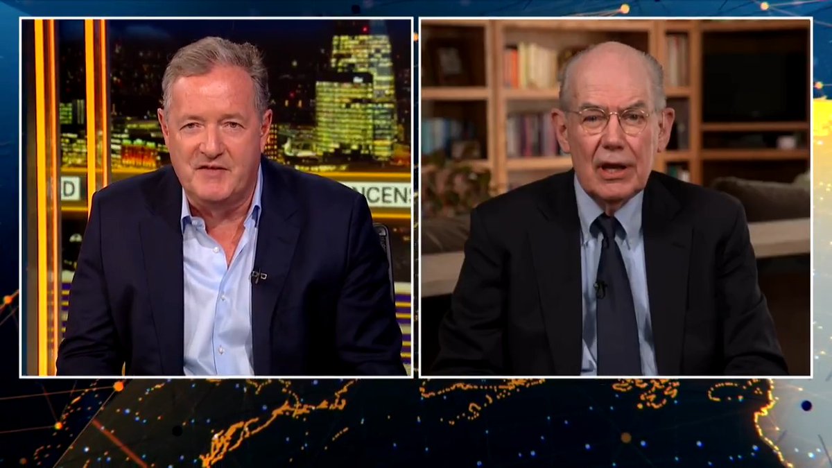 "Those are taken out of context and I would defend what I said in most of those cases!" John Mearsheimer responds to an internet video mash-up of his 'failed' geopolitical predictions. Watch more👇 📺 Piers Morgan | John Mearsheimer