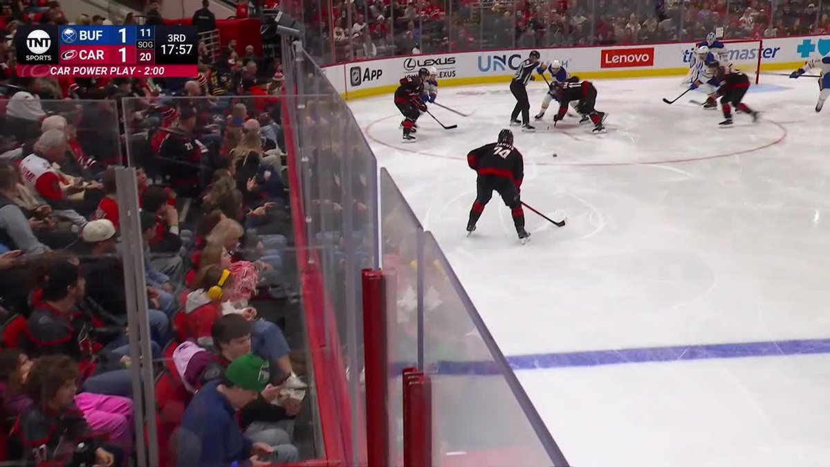 Look at Seth Jarvis in an advantageous spot on the power play 🚨 CC: @biznasty2point0