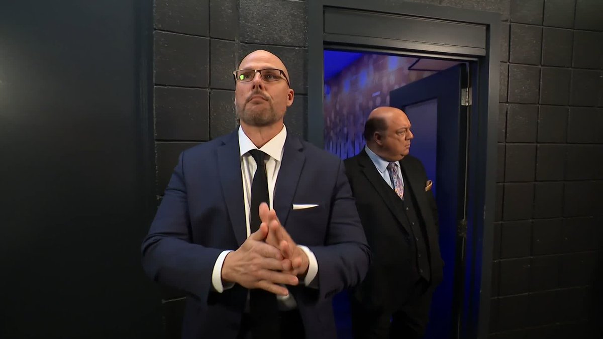 .Adam Pearce and Paul Heyman will BOTH be at ringside for the HUGE 6-man tag team match later on! 👀