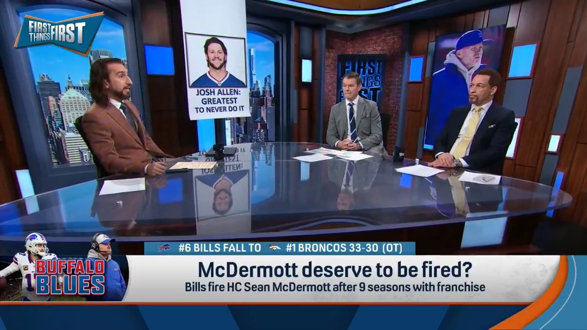 "The last 6 years, they led the league in everything but are last in what the fans care about the most: Super Bowls." nick wright drops a banner for Bills fans 😅