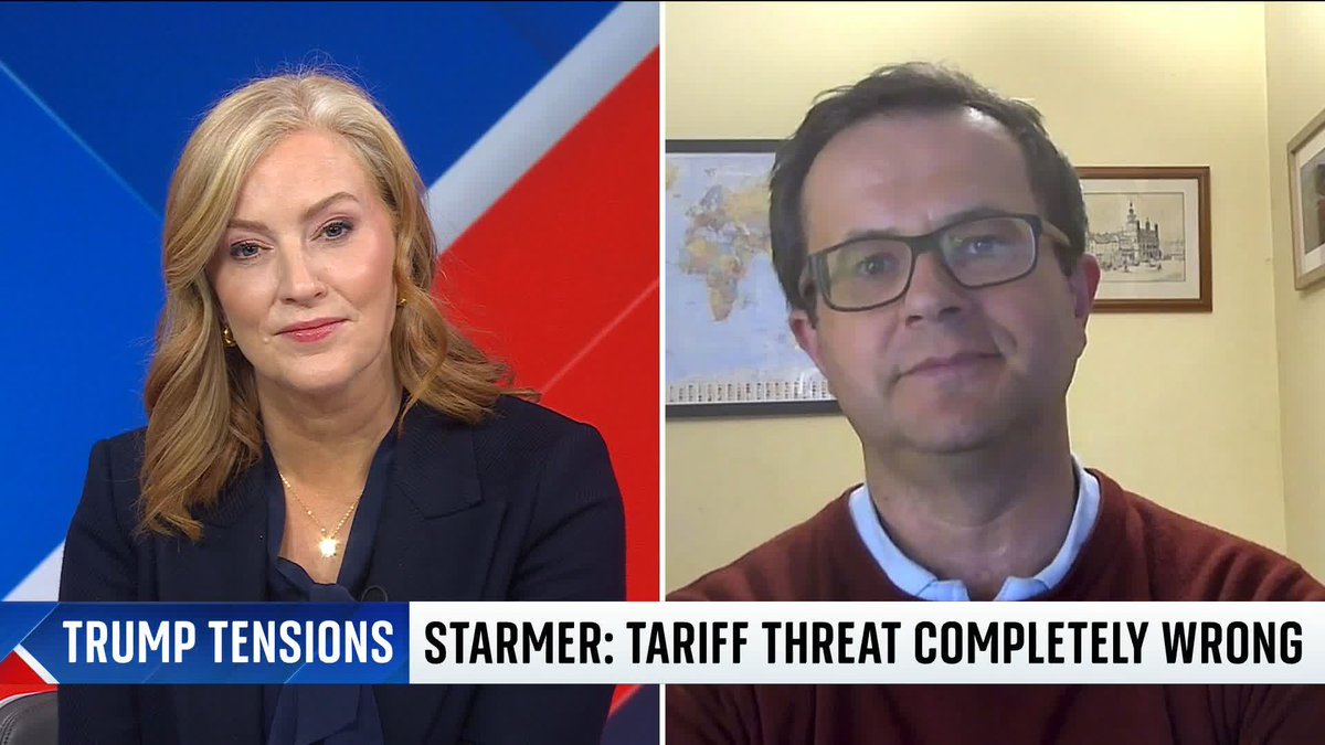 With Donald Trump threatening some of America's closest allies with tariffs, how could or should European countries respond? David Henig, Director of the UK Trade Policy Project, talks to Sarah-Jane Mee. Greenland latest: 📺 Sky 501 and YouTube
