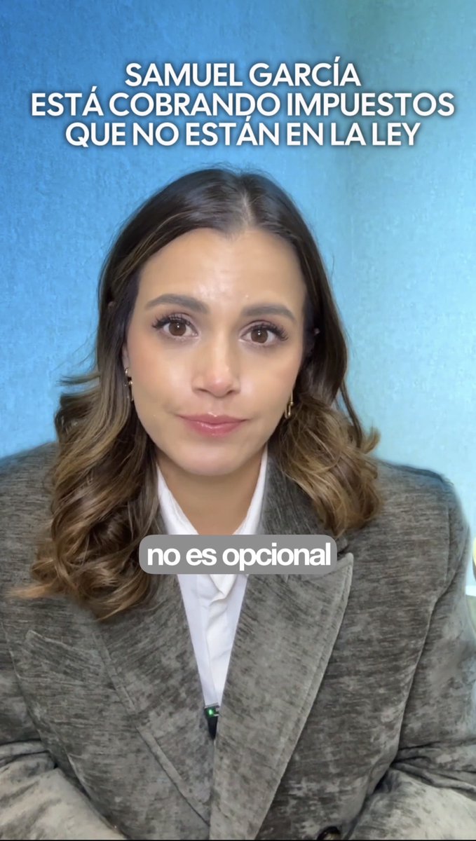 Ningún gobierno puede cobrar algo que no está en la ley. Samuel García vetó la Ley de Ingresos 2026 y con eso la dejó sin vigencia, sin embargo sí publicó una reforma que implica que se cobre refrendo a vehículos eléctricos e híbridos, por lo que su cobro es ilegal. Por eso exigimos que ese cobro se suspenda ya. En Nuevo León, la ley no es a modo ni es opcional.