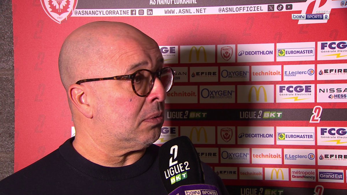 [📺 LIVE] 🏆 #Ligue2BKT 🎙️ Pablo Correia est à notre micro après la défaite de Nancy ! ⚡ "Un non match du début à la fin !" #beINLigue2