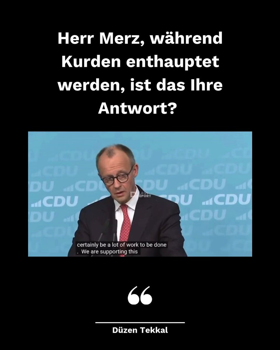 Ich habe doch vorhin gerade gefragt, wo unsere #Bundesregierung steht angesichts der Enthauptungen, Massaker und Kriegsverbrechen an den #Kurden, die von von Jolani|s Regierung Armee zur Stunde begangen werden. Hier 👇🏼 Unser #Bundeskanzler stellt sich an die Seite der Täter.
