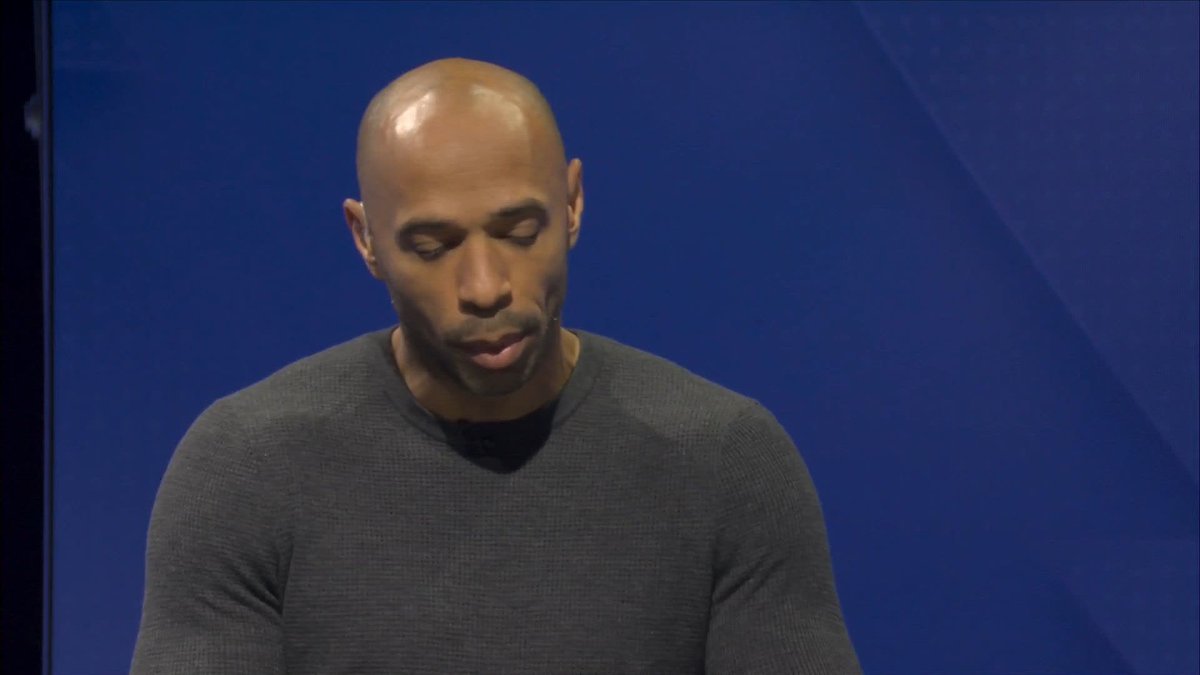 Thierry Henry says Kostoulas is definitely not short of confidence which is key in the Premier League 🔑