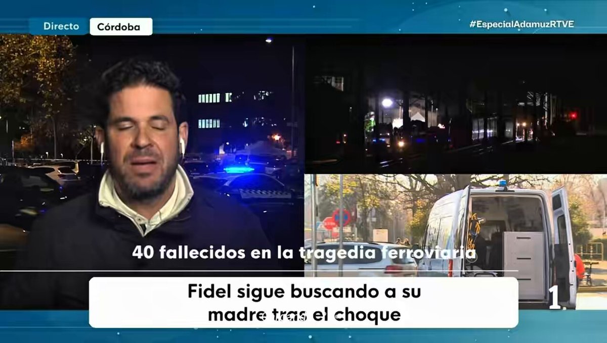 Fidel fue con su familia a ver el musical de El Rey León. Volviendo a casa, fueron víctimas del accidente. Todos se han salvado, pero no saben nada de su madre aún. "Mi hermano me ha dicho: sal y diles cómo era mamá". Su testimonio me ha dejado destrozado💔 #EspecialAdamuzRTVE