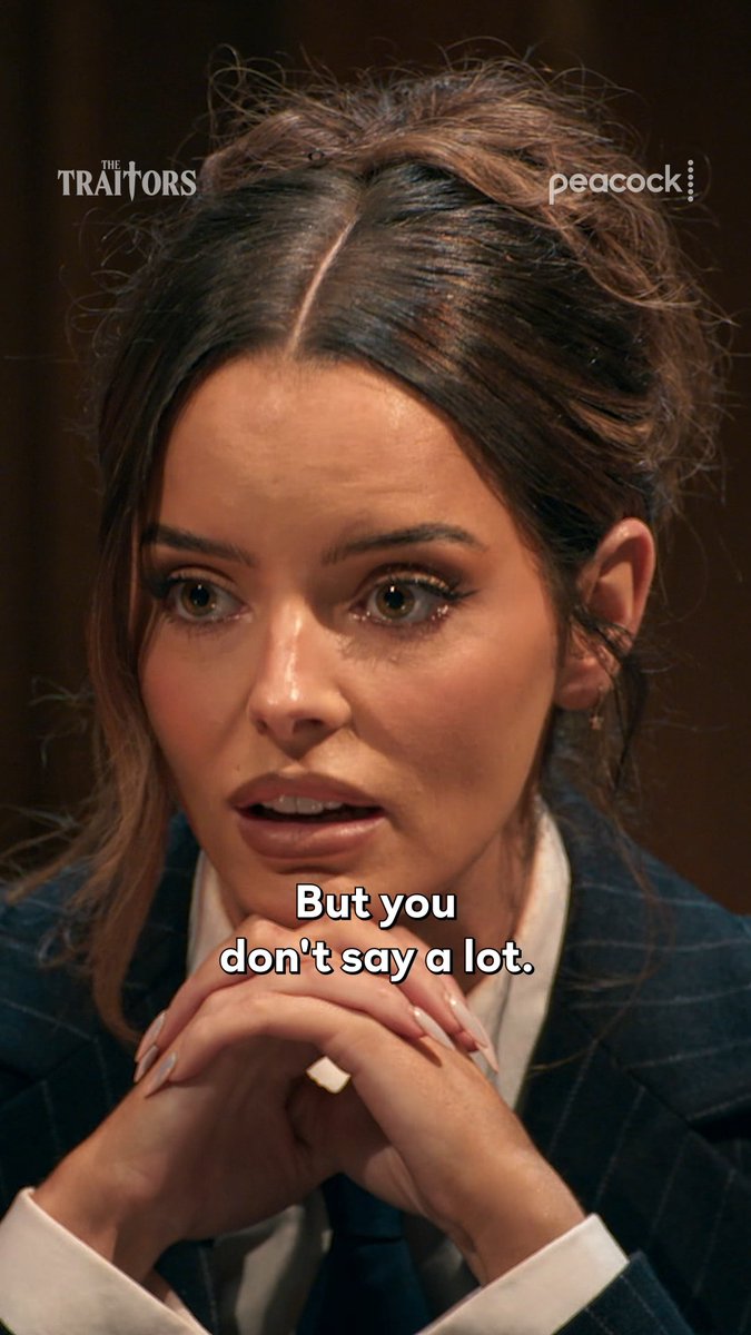Maura said what she said. A new season of #TheTraitorsUS is streaming now on Peacock.
