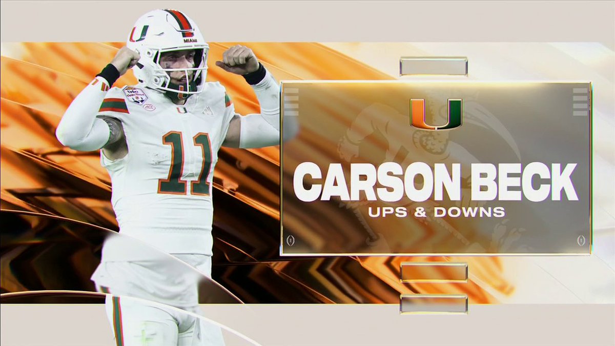 Why is Carson Beck so effective in leading the Miami offense? 🤔 Kirk Herbstreit breaks it all down ✍️