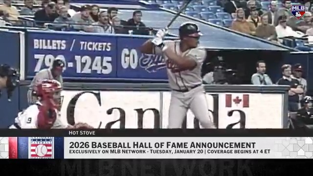 Braves' 2-3-4 hitters in Andruw Jones' MLB debut: 2. Andruw Jones 3. Chipper Jones 4. Fred McGriff Jon Morosi highlights that the 10x Gold Glove winner could become the 8th member from Atlanta's 1997 squad to be elected into Cooperstown.