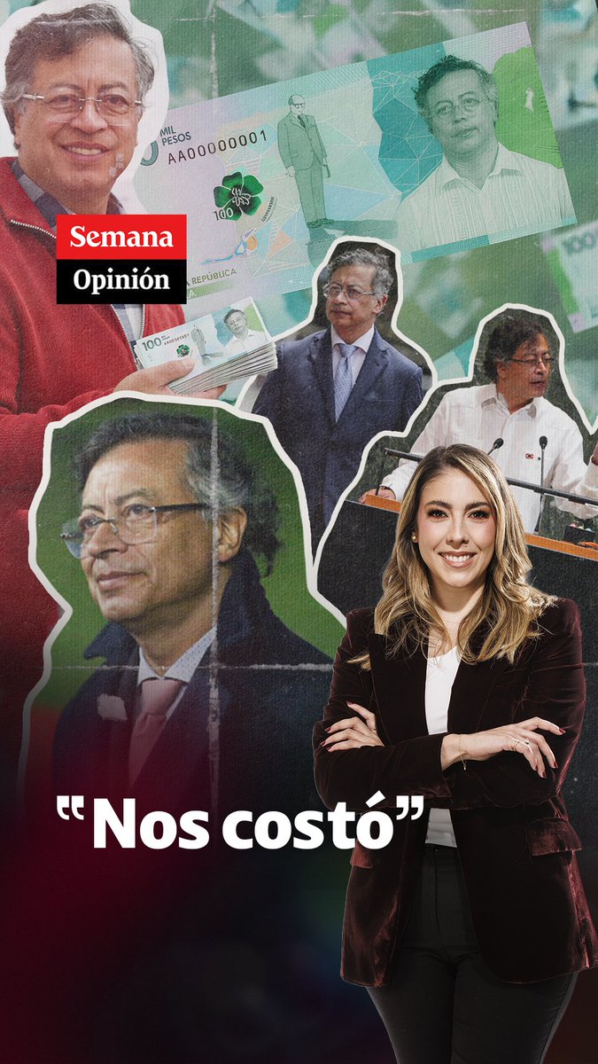 “Petro dice ‘nos costó’ como si fuera una anécdota, mientras admite que gastó 10 mil millones de pesos en abogados. Pero el que nos cuesta todos los días es él. En plata, en credibilidad y en institucionalidad”: Juanita Gómez opina.