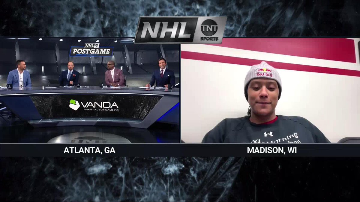 Laila Edwards is headed to Milan as the first Black player in USA Women's Hockey history... She joined the boys to chat about the opportunity to bring home the gold in Italy 🥇