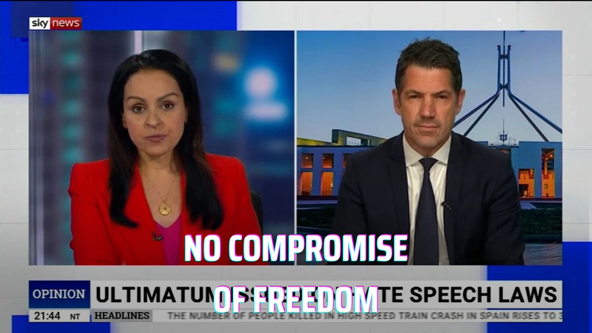 I don’t support any so called “compromise position” in relation to the Hate Crimes Bill being introduced into Parliament today and will be crossing the floor to vote against it and the Firearms Bill it in their entirety. The Labor Government’s process has been appalling but the content of their Bills is even worse. We can’t be “half pregnant” when it comes to the topic of free speech. To hear more from me and stay up to date, signup to my email newsletter here:
