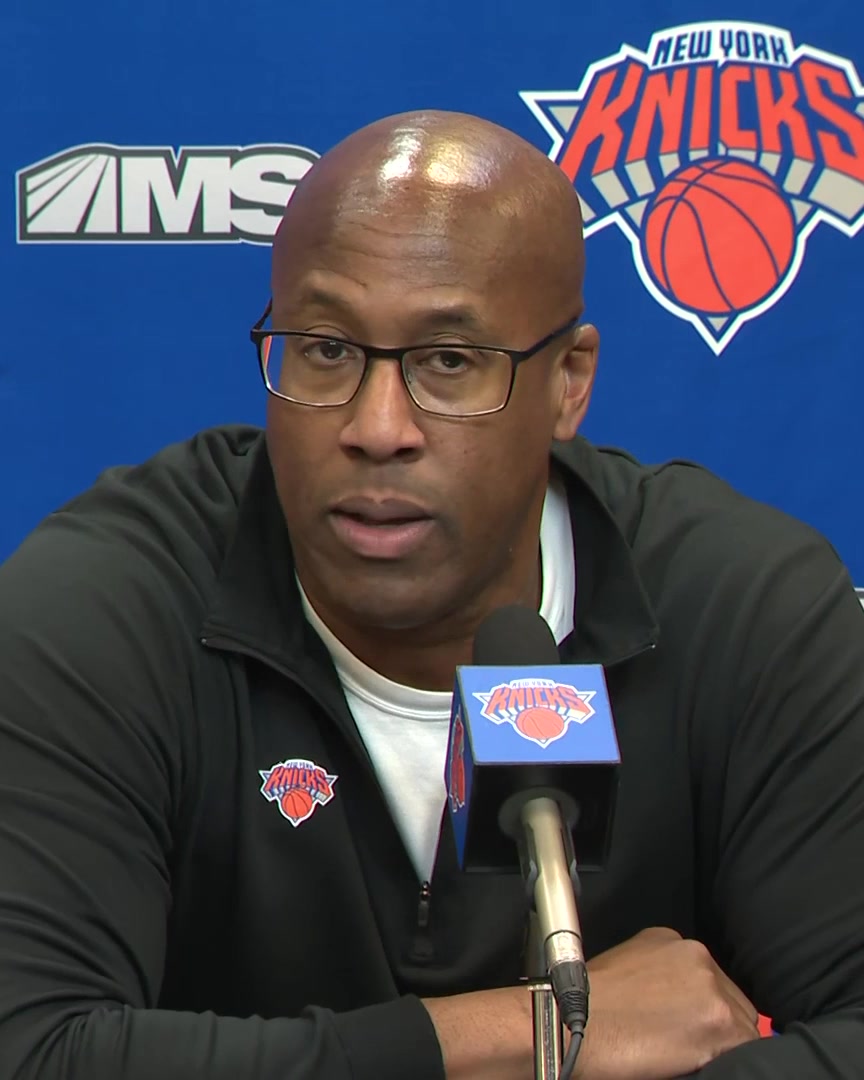 Mike Brown was asked if he knows what buttons he needs to press to "get the Knicks back on track" "I've got some idea what I'm gonna do"