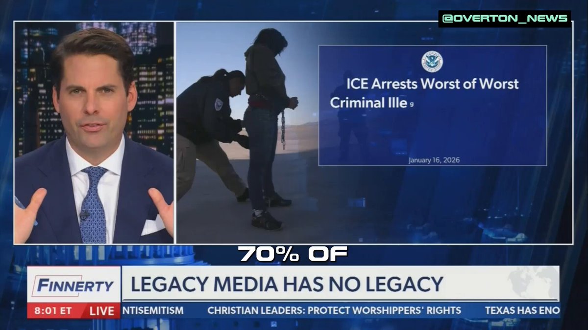 Rob Finnerty just EXPOSED the legacy media for doing exactly what everyone saw happen on CBS. It was narrative protection in real time. Margaret Brennan didn’t challenge Kristi Noem because the numbers were wrong — she challenged her because she didn’t like the answer. Rob Finnerty dismantled it piece by piece. FINNERTY: “70% of illegal aliens either already have been charged with a crime or have charges pending.” “But Margaret Brennan didn’t like what Kristi Noem was saying, so she disagreed without having any idea if she was right or wrong.” “She just disagreed!” “Think about that. She had no idea, but she disagreed and essentially called Kristi Noem a liar because what Kristi Noem was saying doesn’t fit the approved CBS narrative.” “By the way, we’re pretty sure Kristi Noem was right.” “But CBS doesn’t care about the truth. They haven’t for a long time, if ever. And CBS is also pro-illegal alien.” “It doesn’t matter that every single illegal alien living in the country today committed a federal crime the second they crossed the border illegally. So there’s that which should matter to CBS, but it doesn’t.” “And no one on the left seems to care.” “Would you ever move to a country illegally? Would you ever do that? It sounds totally crazy, doesn’t it?” “But the legacy media feel like it’s their job to defend immigrants who not only came here illegally, but who have also committed crimes since they got here, and somehow it’s become Margaret Brennan’s duty to defend those people.” “Think about that.”