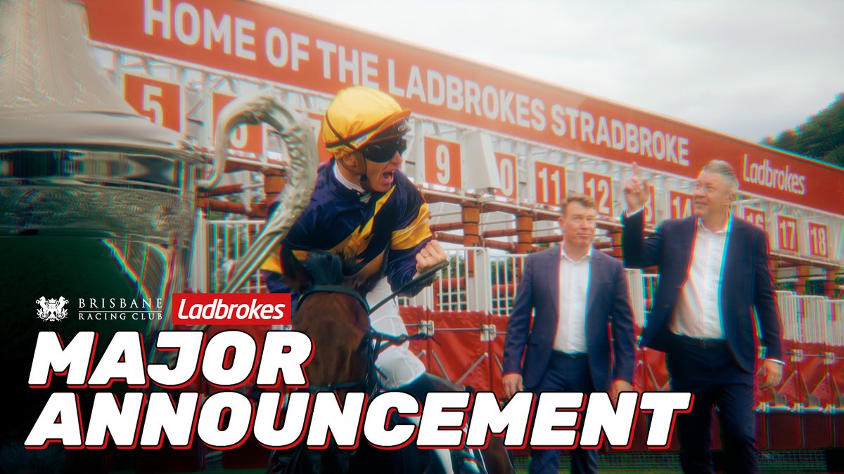 It's a major announcement we can certainly get around 🤝 Adam Hamilton catches up with Brisbane Racing Club CEO Karl deKroo to discuss today's Ladbrokes Stradbroke announcement. 7HorseRacing 🐎