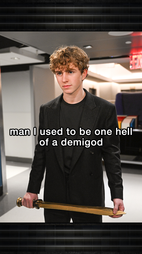 .Walker Scobell's still god it! #PercyJackson #FallonTonight