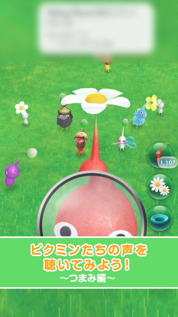 ピクミンをちょっと つまんでみると…？🌱 色々な声が聞こえるので ぜひ聞き比べてみてください👂🏻🎶 #ピクミン #ピクミンブルーム