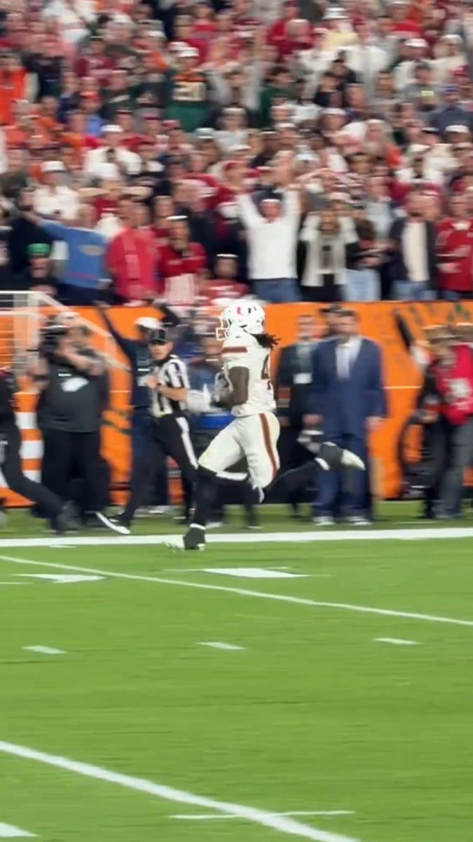 Mark Fletcher Jr.'s 57-yard rushing TD is the longest rush of his career 😲 What a moment to have it 🔥