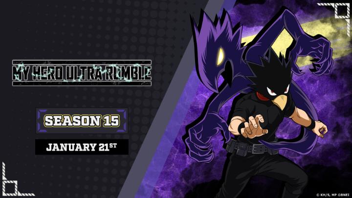 Tsukuyomi joins the battle in #MHUR Season 15 – coming 1/21! New content in S15: 💥 New Hero – Fumikage Tokoyami 💥 New Costumes – Cyber Hero, Quirk Assist Gear, and more! 💥 New Battle Style – Nejire Hado "Fairy" coming soon! Play for FREE today: