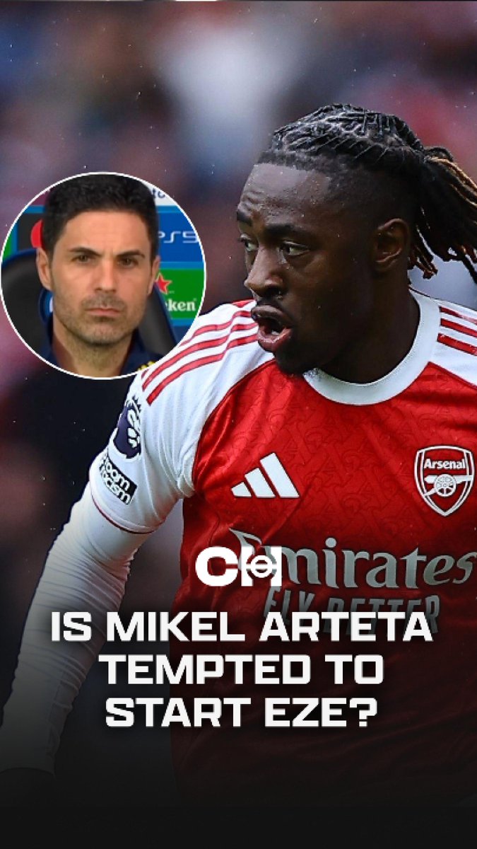 Mikel Arteta was asked what it’s going to take for Eze to break into this Arsenal team… 💭