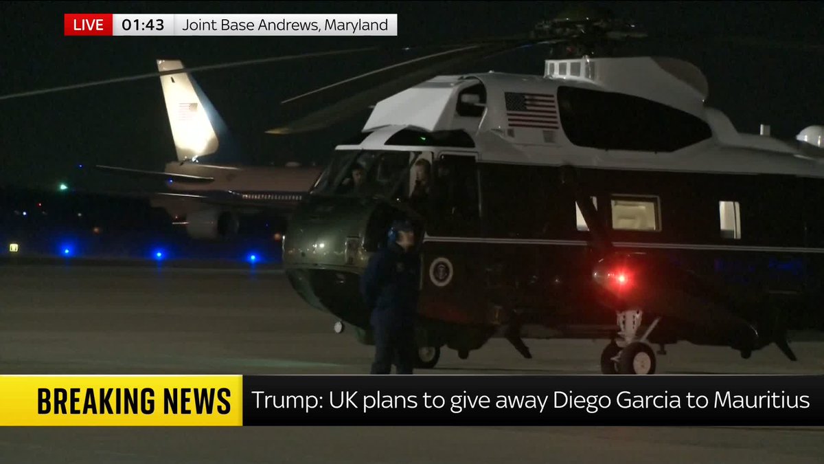 BREAKING: Trump calls UK decision to hand Chagos Islands to Mauritius a 'GREAT STUPIDITY' Sky's Gareth Barlow and The Big Issue's Sophia Alexandra Hall analyse the situation 📺 Sky 501, Virgin 602, Freeview 233 and YouTube