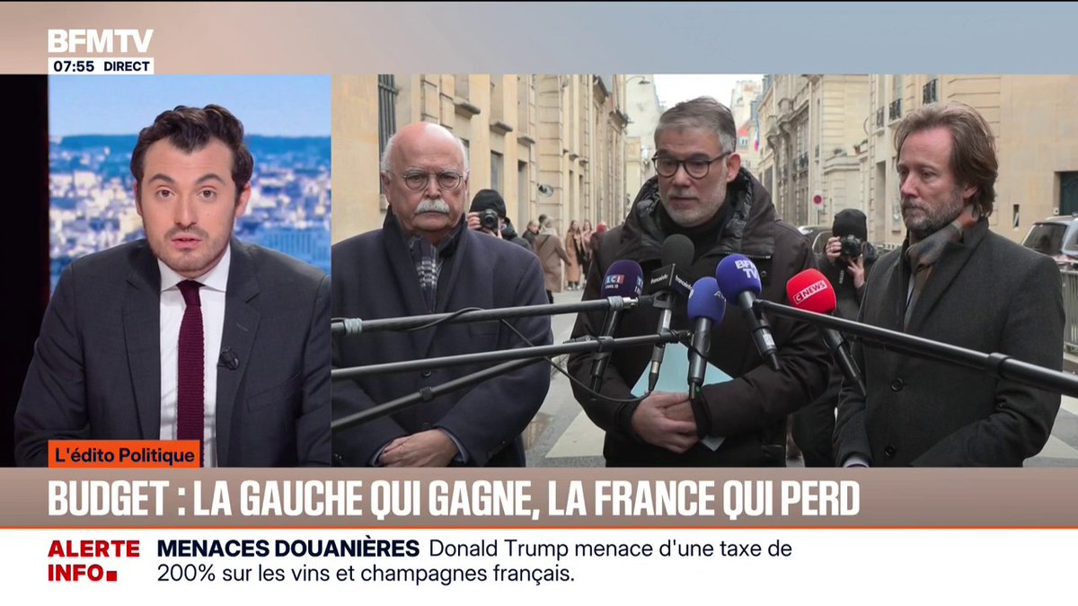 L'ÉDITO POLITIQUE - Adoption du budget par 49.3: "C'est une éclatante victoire du PS, ce nain électoral qui ne représente que 500.000 Français" Arthur Berdah