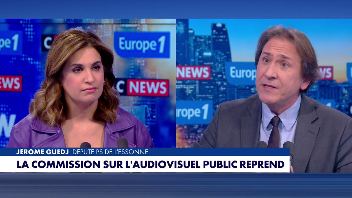 Commission de l’audiovisuel public : «Tout ça ne va déboucher sur rien», insiste Jérôme Guedj, député PS de l'Essonne, dans #LaGrandeInterview