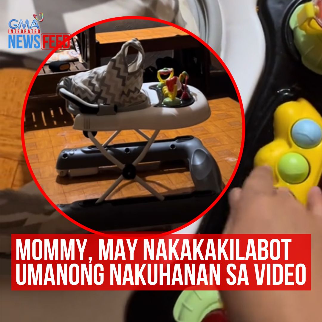Mahimbing ang tulog ng isang mommy at kanyang anak nang marinig nila sa labas ang tunog ng walker ni baby. Bumangon ang mommy at sinubukang pindutin ang walker, pero hindi naman daw ito gumana. Naisipan niyang iwan ang kanyang phone habang ito'y nagvi-video at nangilabot siya sa kanyang nakuhanang footage. Panoorin 'yan sa video.