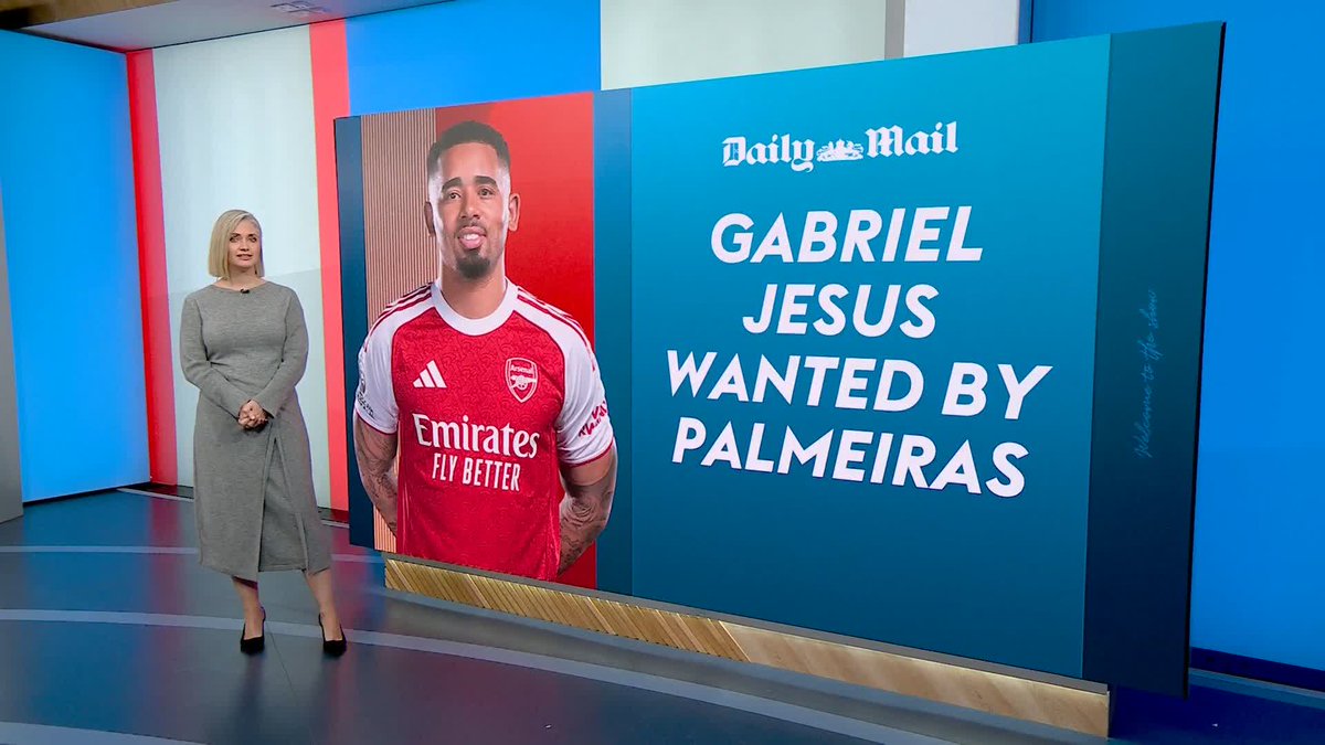 Arsenal's Gabriel Jesus wanted by Palmeiras? 💼 Manchester United interested in Noah Sadiki? 🤔 All the latest from the newspapers on Paper Talk 🗞️