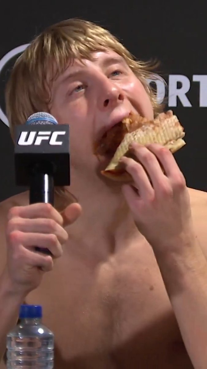 German Doner Kebab pending... ⏰ 🥙 #UFC324 Paddy Pimblett can't wait for that post-fight binge 🤣