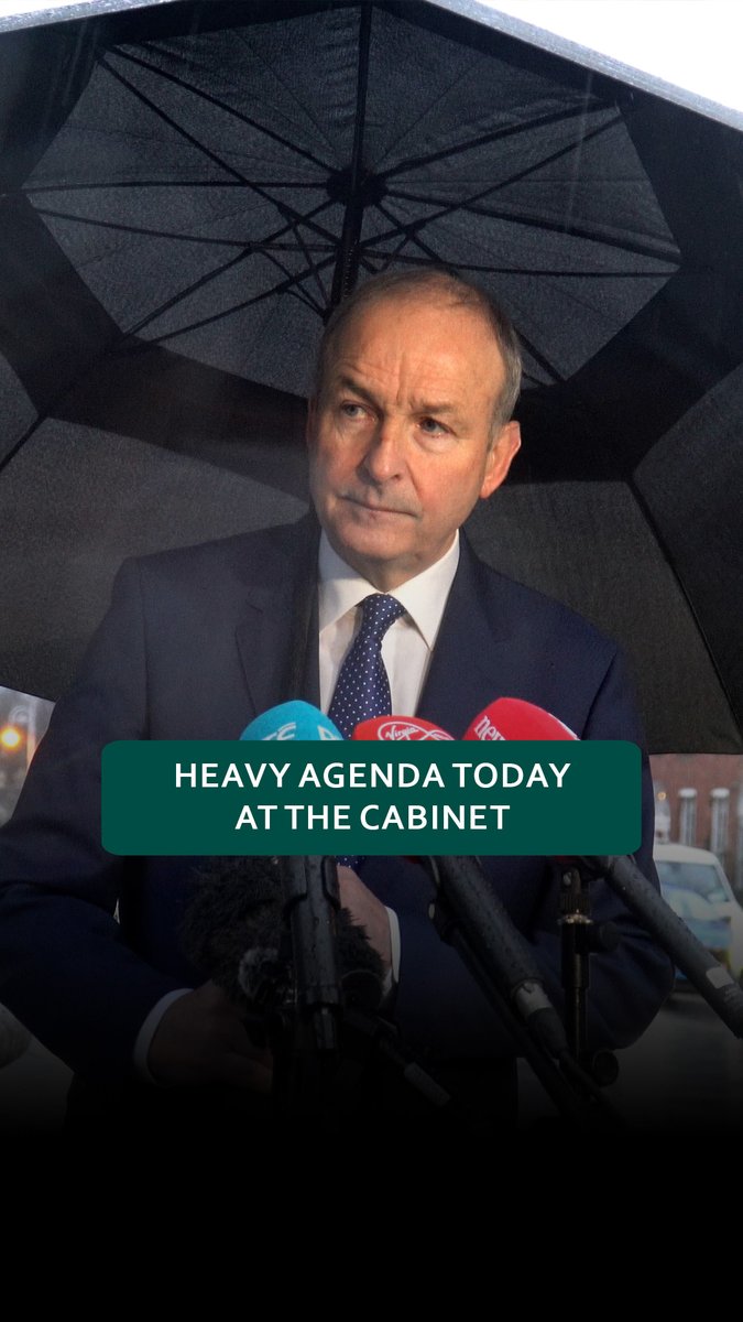 Heavy agenda today at the cabinet: - €1 billion fund for housing activation to clear infrastructural bottlenecks - Greater facilitation and availability of drugs for rare diseases - Update on the situation between European Union and the United States
