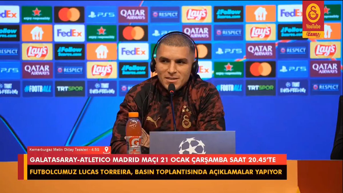 Lucas Torreira: "Galatasaray'a aşığım. Şu an gitmek istemiyorum ve mutluyum!"