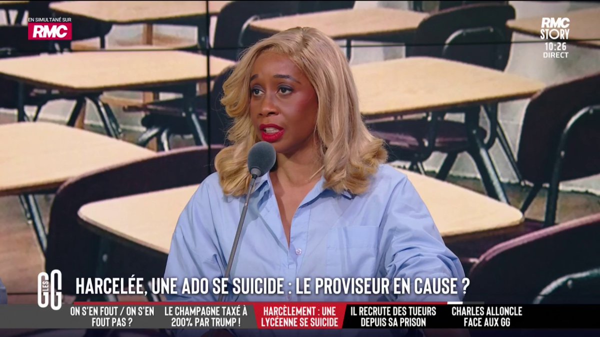 🚨 Les derniers messages de Camélia avant son suicide à la sortie du lycée : l'école en cause ? 🗣️ Joëlle Dago-Serry : "Je ne peux pas avec ça. Moi je ne traite pas avec les proviseurs. N'ayez pas confiance en l'administration." #GGRMC