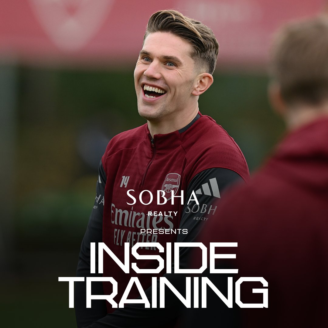 The finishing drill got competitive 😅 Go Inside Training as our Gunners prepare for Inter Milan 👇