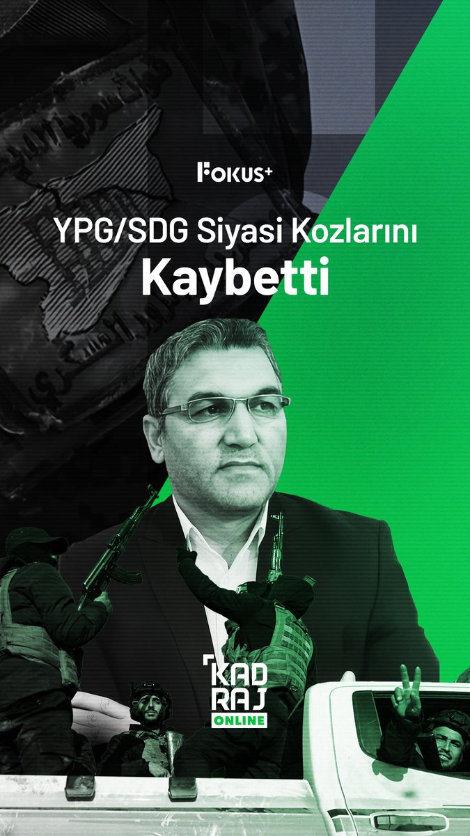 ➕ Başkan Ahmed el-Şara'nın 13 numaralı kararnamesi, YPG/SDG'yi Kürt toplumundan tamamen izole etti. ▪️ YPG/SDG tüm siyasi kozlarını kaybetti ve belirsiz bir geleceğe doğru ilerliyor. ▪️ 6 aydır sözde Kürtlerin koruyucusu gibi pazarlamaya çalışan YPG/SDG, bu kararname ile stratejik bir darbe aldı. ▪️ Suriye Kürt Ulusal Konseyi Üyesi Ali Tami, Başkan Ahmed el-Şara'nın stratejik hamlesini ve YPG/SDG'nin durumunu Fokus+ için değerlendirdi.