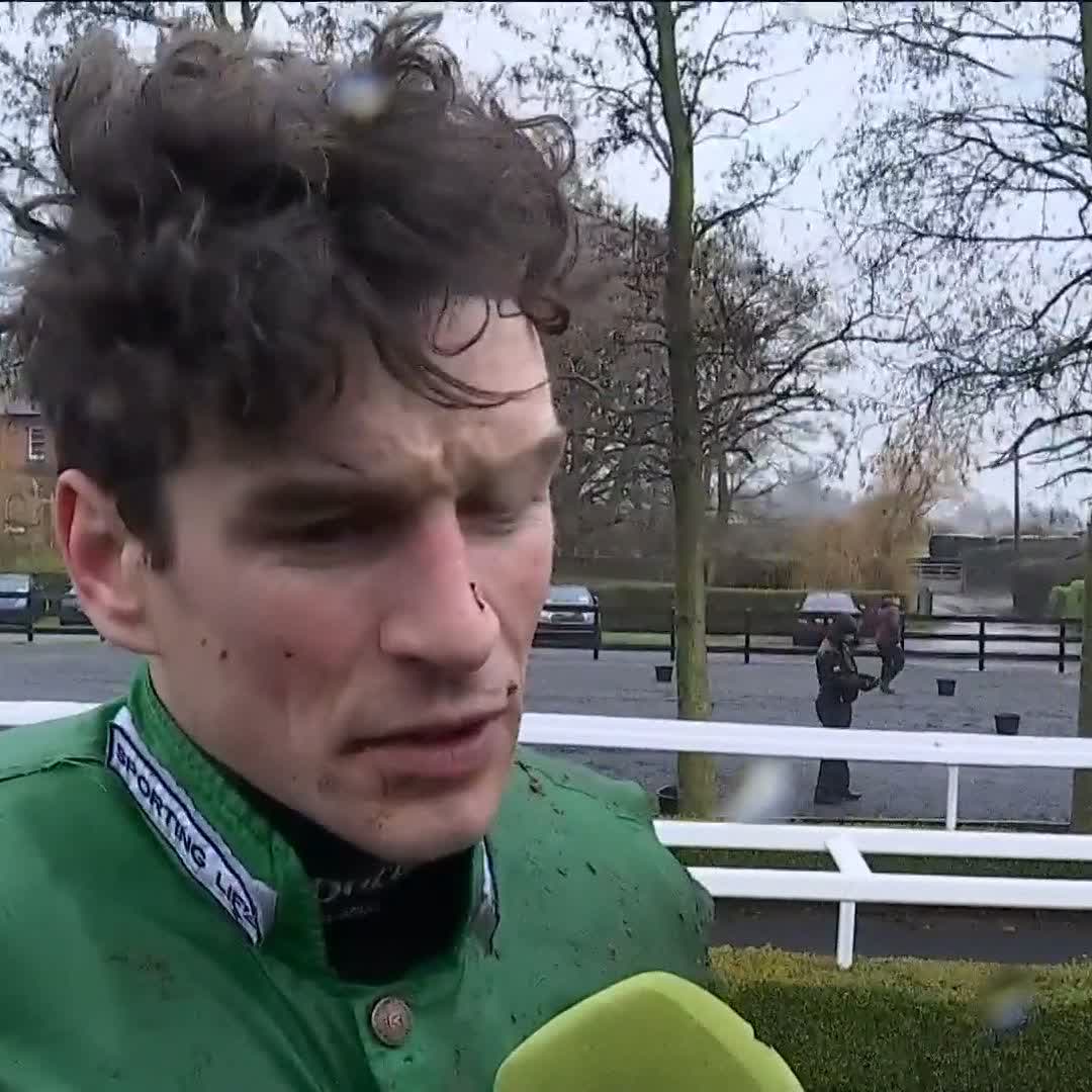 "He said Ignore the price - I think this horse has a winning chance." A 125/1 shock to start at Down Royal Racecourse but not to trainer Ross Crawford, sending out his first winner in his own right. Winning rider Danny Mullins says there's more to come from Green Hope, too