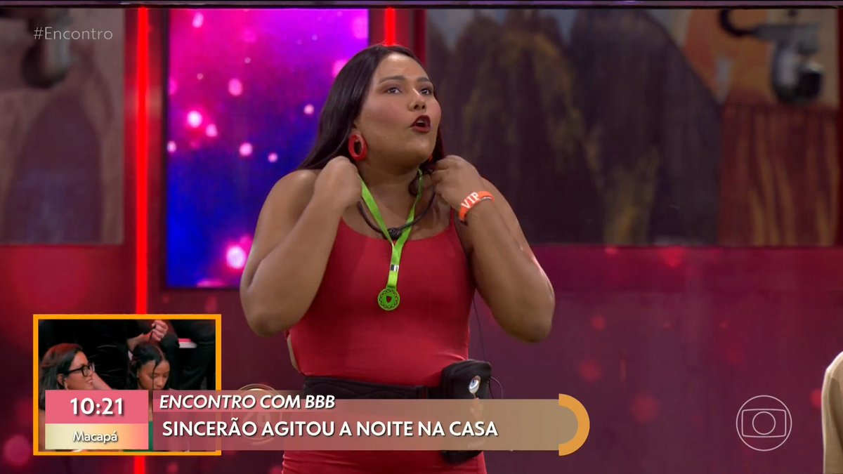 vai ter Chaiany 🗣️ Beatriz Reis Brasil 🍓 explicou a frase da galinha que acompanha pato 🐤 #BBB26 #RedeBBB #Encontro