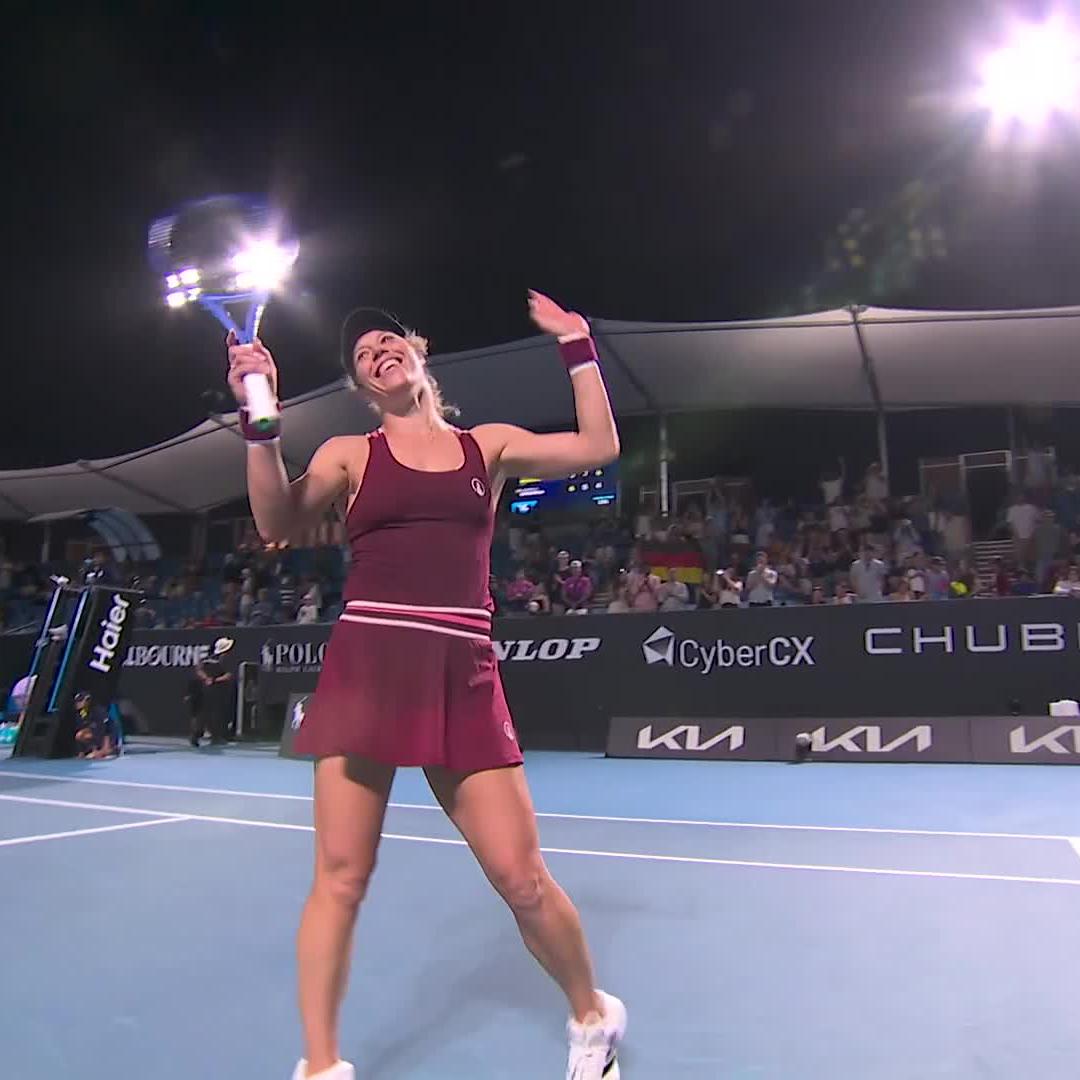UN. REAL 🤯 Down 0-6 2-5, Laura Siegemund saves two match points to defeat No. 18 seed Samsonova 0-6 7-5 6-4. Wide World of Sports • ESPN • TNT Sports • WOWOWテニス • #AO26