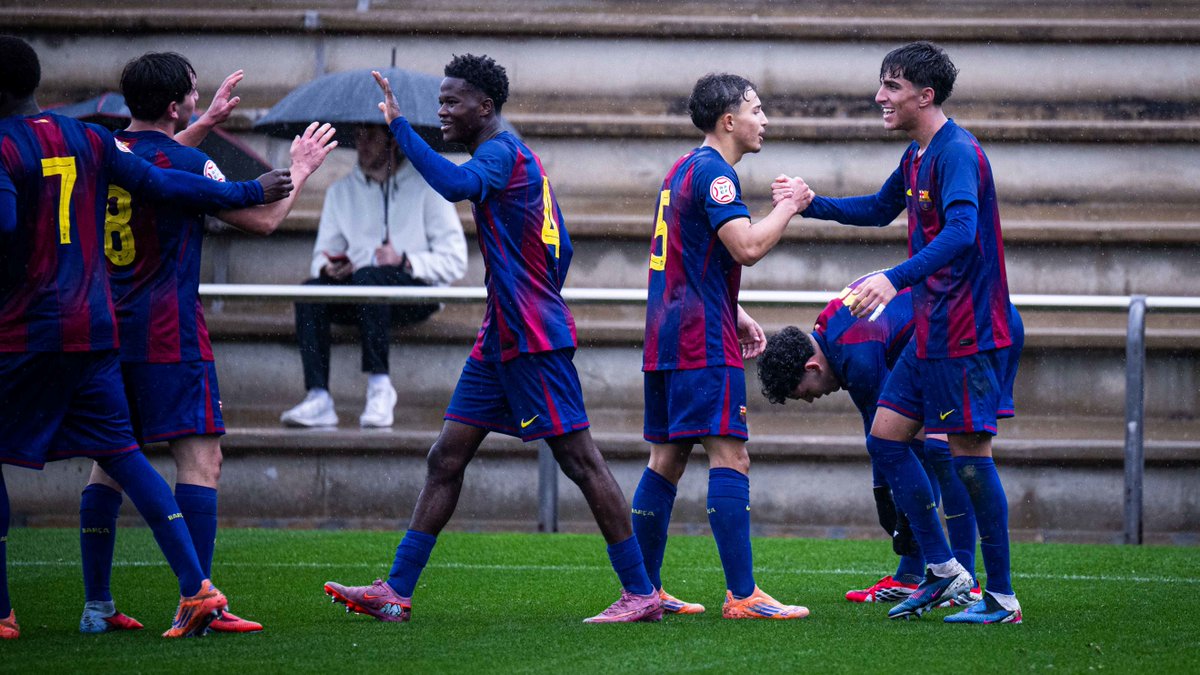 🎥 𝐑𝐄𝐒𝐔𝐌 | Juvenil A 3⃣-2⃣ UD Logroñés 👏 Així va ser la remuntada blaugrana en Copa del Rei per accedir als vuitens de final #FCBMasia 💙❤